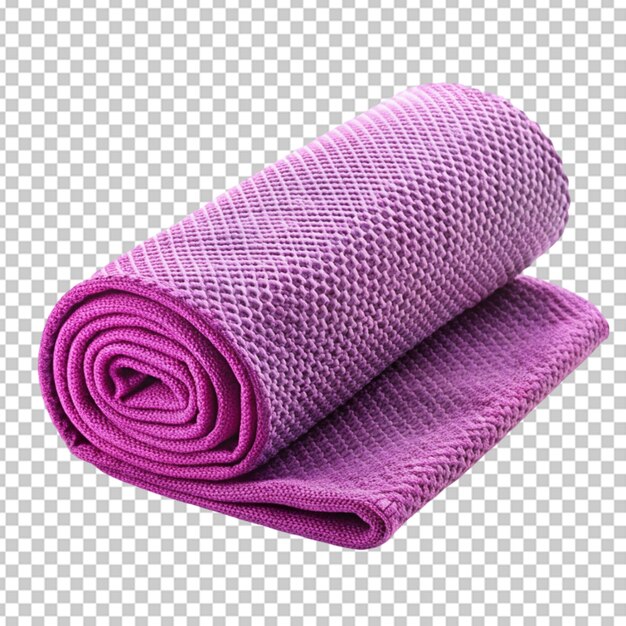 PSD yoga towel transparent background