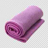 PSD yoga towel transparent background