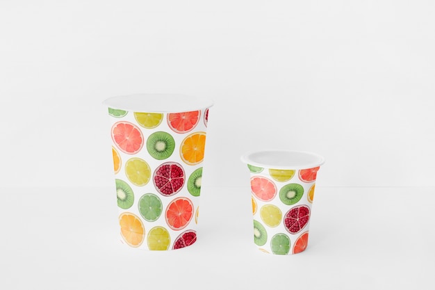 Yoghurt cup mockup