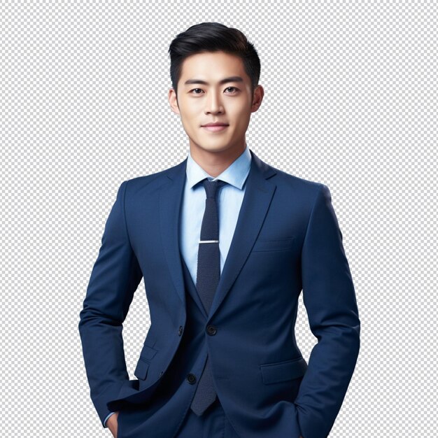 PSD young asian businessman