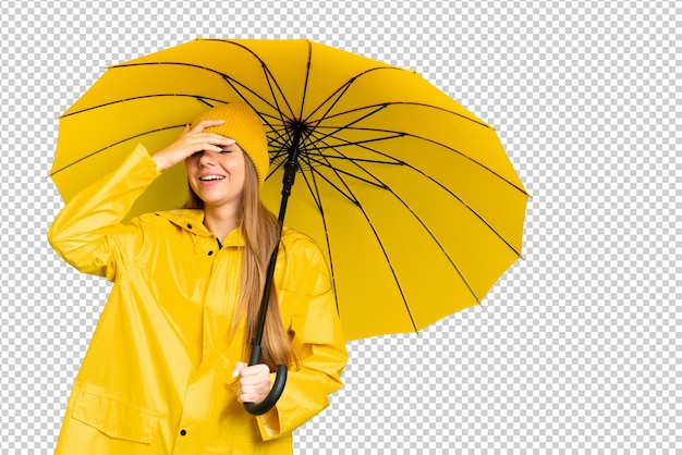 young blonde woman over isolated chroma key background
