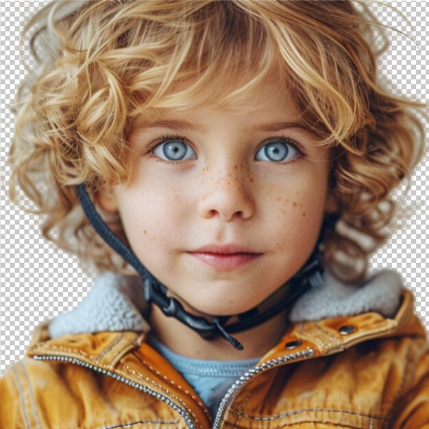 A young boy ride the bike