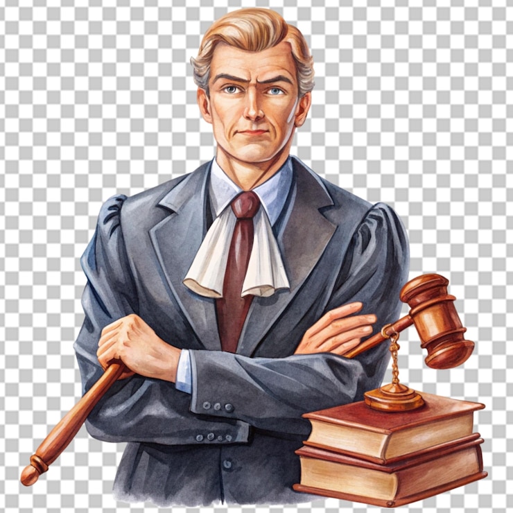 PSD young businessman showing thumb up and justice
