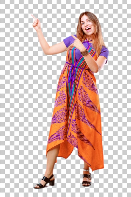 PSD young pretty girl full body cut out. ready to place in your desi