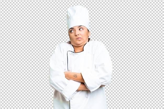 Young pretty woman over isolated chroma key background