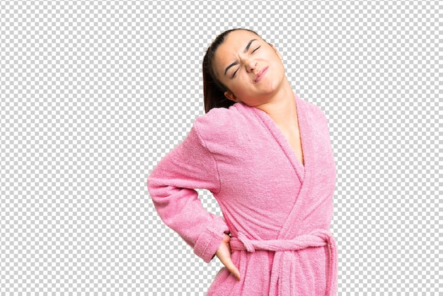 young pretty woman over isolated chroma key background