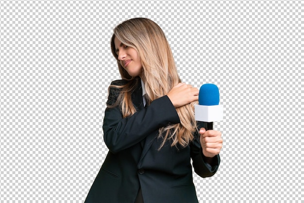 Young Uruguayan woman over isolated background
