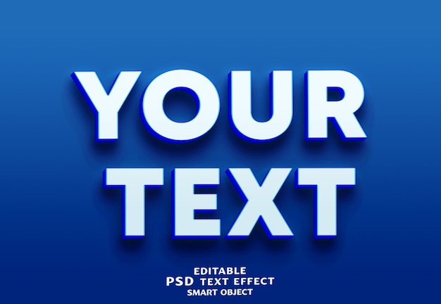 PSD your text 3d text effect design