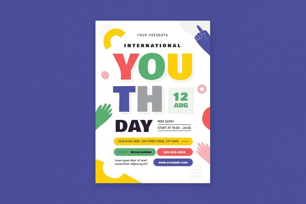 PSD youth day flyer