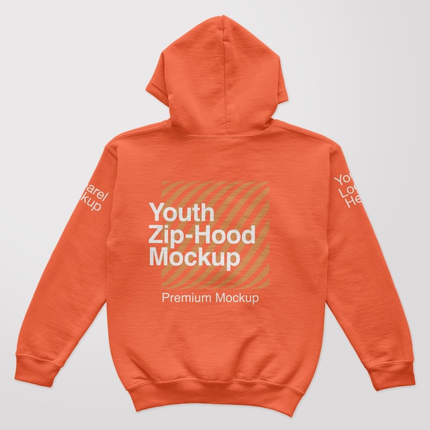 Youth ziphood back mockup