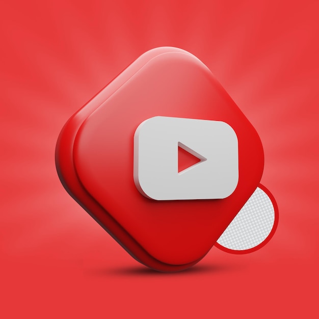 Youtube 3d icon