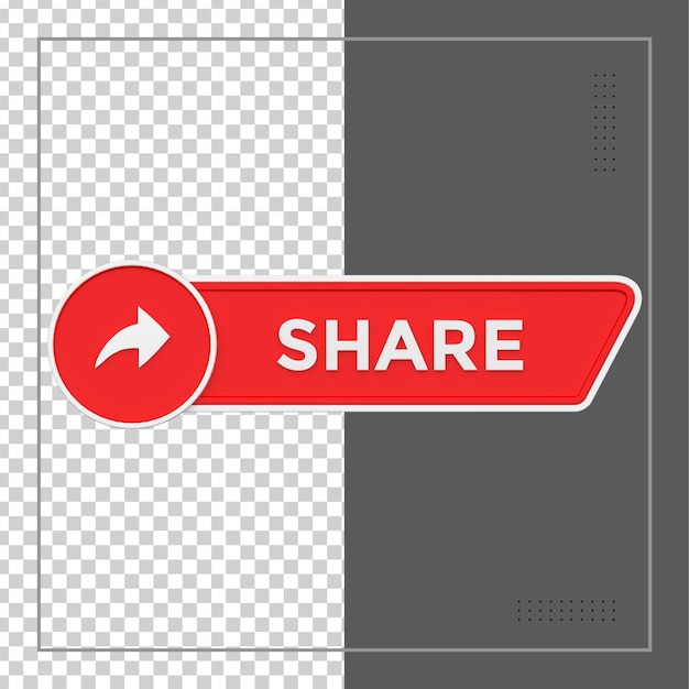 YouTube 3D-interface 3D-gengivelsesknap til komposition