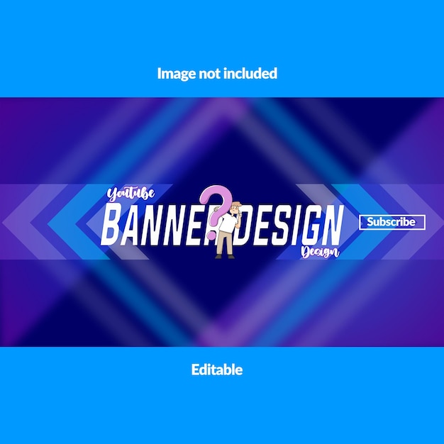 PSD youtube banner design