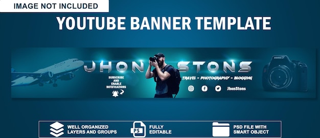 Youtube-bannersjabloon