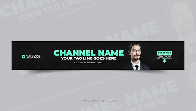 youtube channel banner template