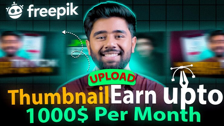 PSD youtube glowing thumbnail