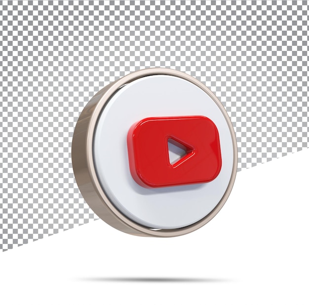Youtube icon 3d
