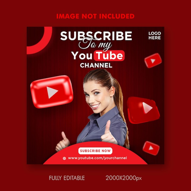 youtube subscribe post banner