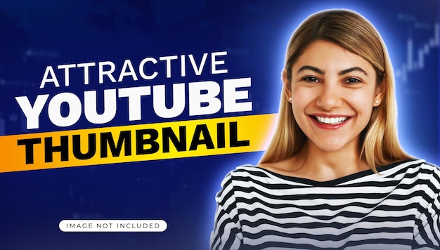 YouTubeのサムネイルデザインのテンプレート