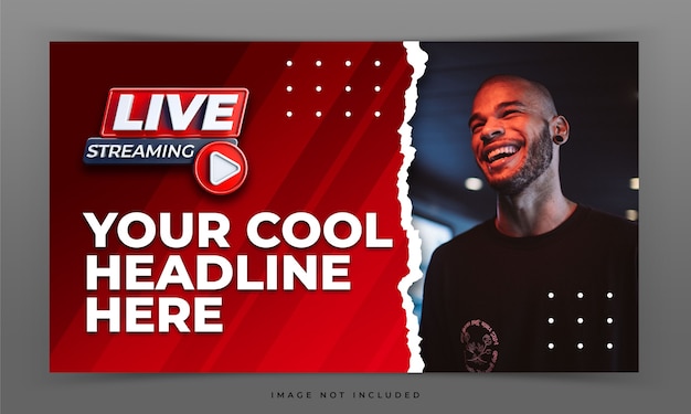 Youtube Thumbnail For Live Workshop Promotion Template