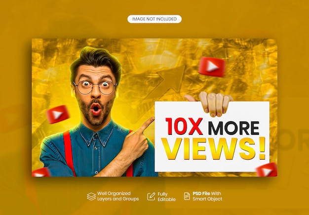 เทมเพลตภาพขนาดย่อของ YouTube