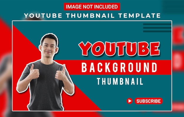 youtube video thumbnail design fully editable psd template