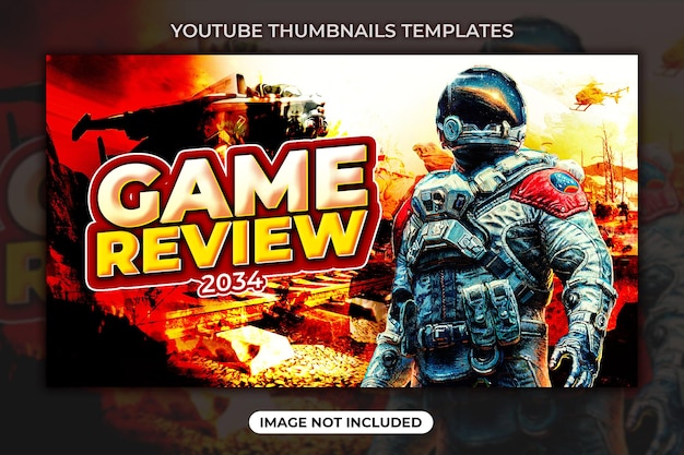 Youtube video thumbnail or web banner template design