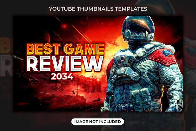 Youtube video thumbnail or web banner template design