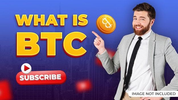Миниатюра видео на Youtube о том, что такое btc