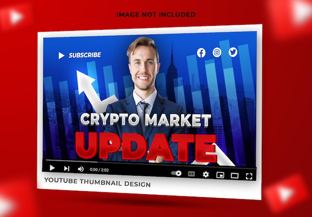 Youtube-videominiatuur voor update van cryptomarkt