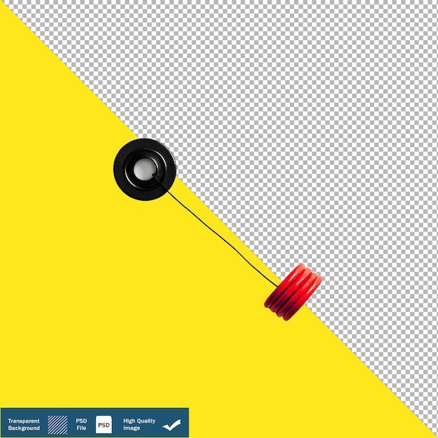 PSD yoyo sopra la prospettiva foto immagine sfondo trasparente png psd