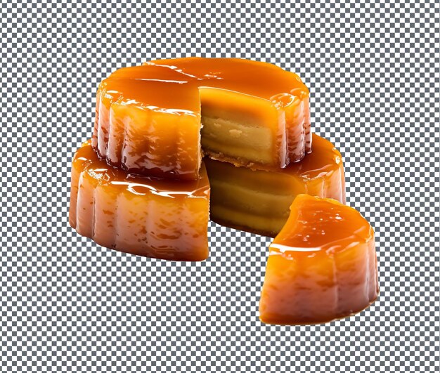 PSD yum yum nian gao new year cake isolated on transparent background