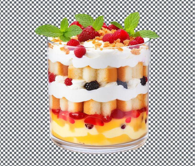 Yum Yum Trifle Izolowane Na Przezroczystym Tle