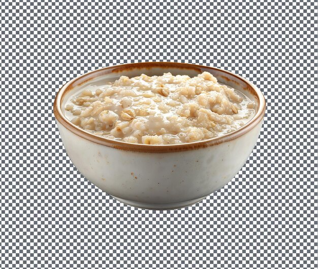 PSD yummy bouille breakfast porridge isolated on transparent background