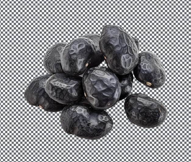 PSD yummy brava black bean isolated on transparent background