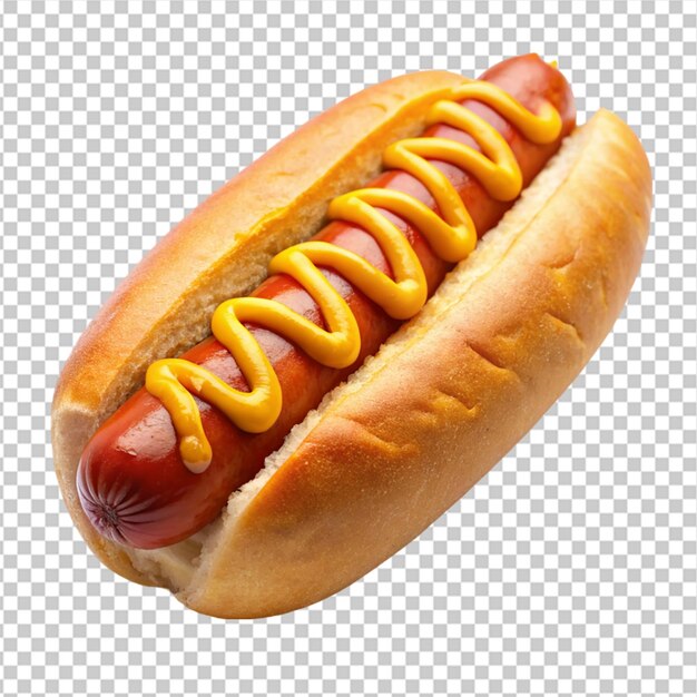 PSD yummy bread for hot dogs and sausages transparent background