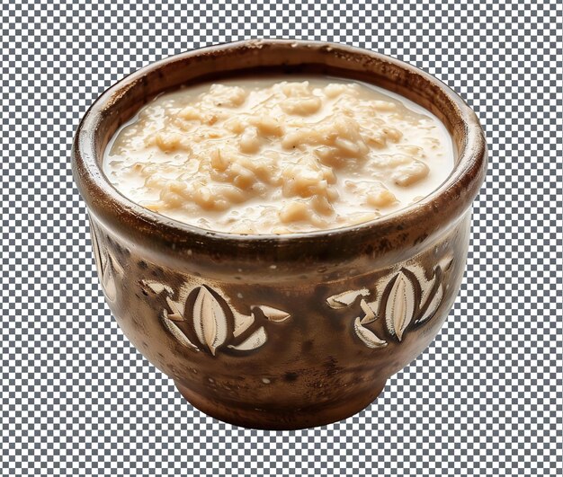 PSD yummy cajiin sorghum_porridge isolated on transparent background