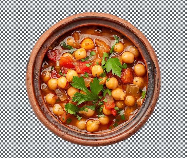 вкусный гороховый рагу изолированный на прозрачном фоне