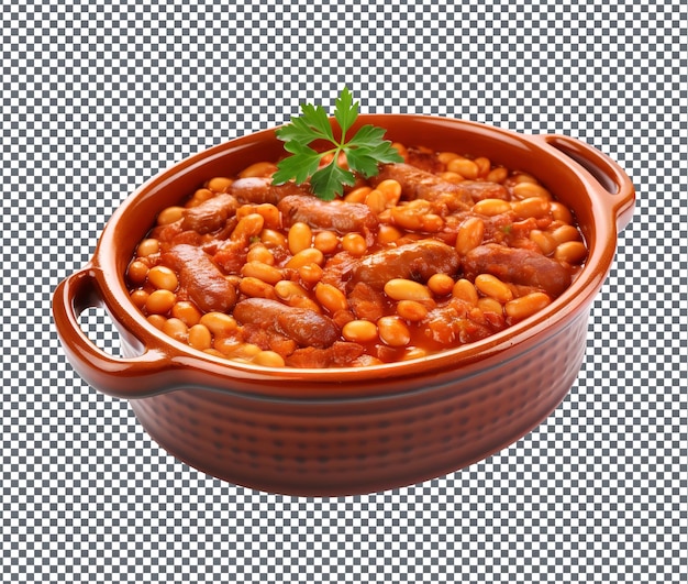 Вкусное и вкусное македонское блюдо, изолированное на прозрачном фоне