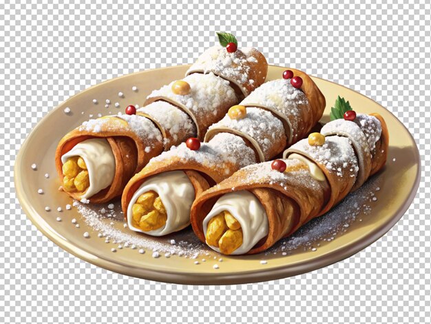 Deliziosi cannoli siciliani