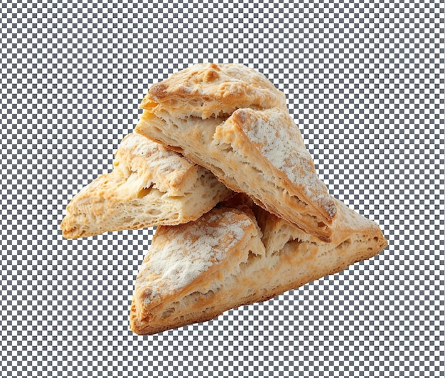 PSD yummy and delightful tswana scones buttermilk isolated on transparent background