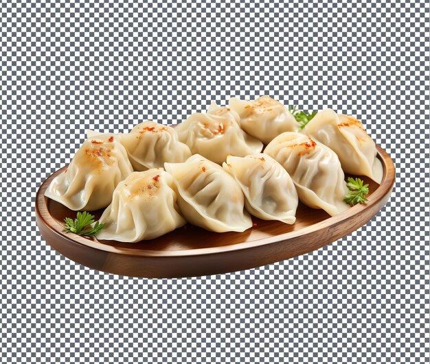 PSD yummy dumplings isolated on transparent background