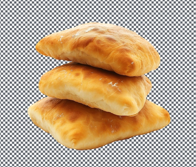 Yummy fried bread isolated on transparent background