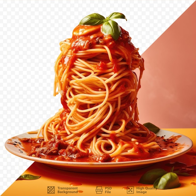 Deliziosi spaghetti al sugo da vicino