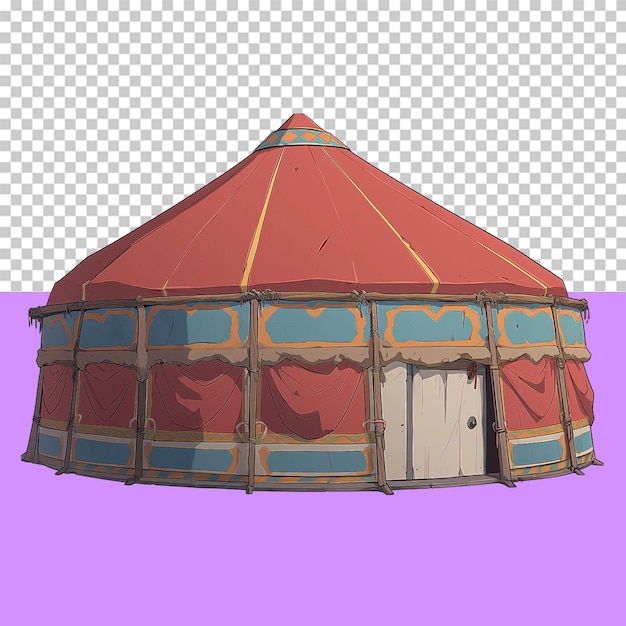 PSD a yurt tent