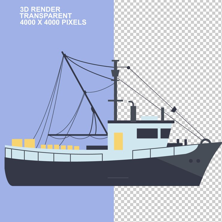 PSD zabawka trawler rybacki statek rybacki łódź rybacka łódź kątowa karawela