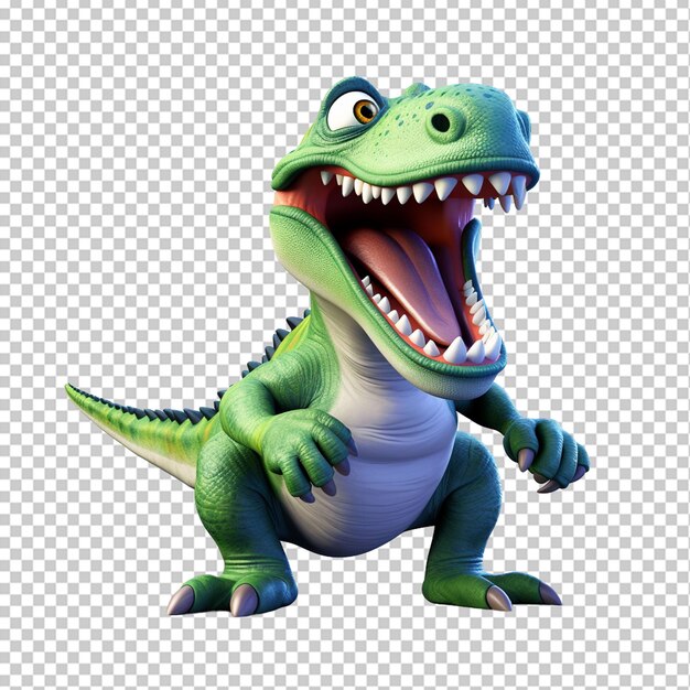 zabawne trex 3d ilustracja png