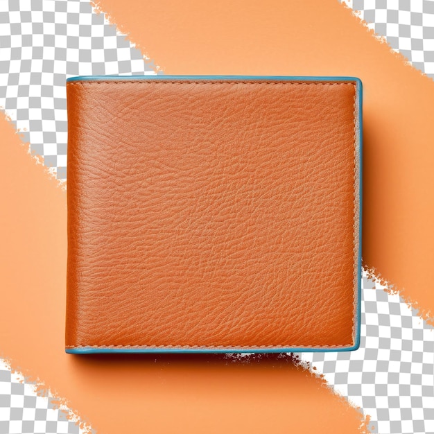 PSD zabytkowy portfel w kolorze granatowym umieszczony na przezroczystym tle