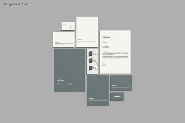 Zakelijk briefpapier Branding Mockup