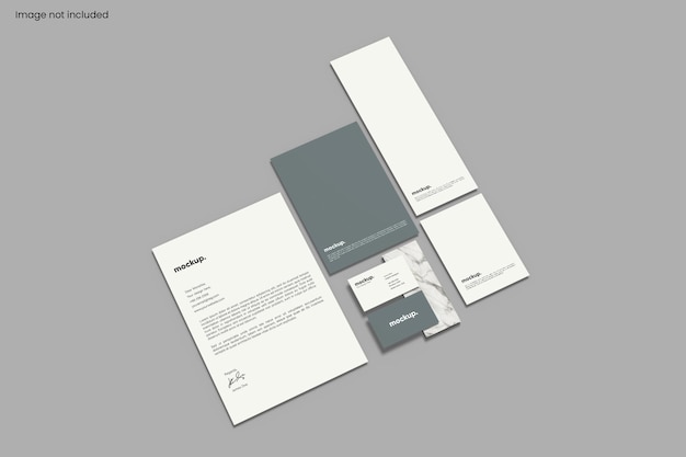 Zakelijk briefpapier branding mockup